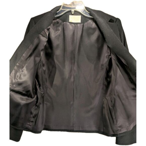 Vintage Pendleton Wool Blazer Women’s Size 12 Black USA Made 1980s Career Jacket - Picture 8 of 8
